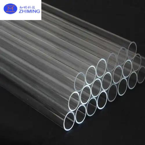 Sapphire Tube length 203.2 mm Pressure Resistant Customized Size Single Crystal