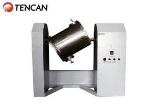 China 304 Stainless Steel Inclined Chemical Powder Mixer With High Efficiency factory