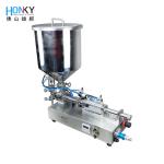 High Precion Ceramic Piston Pump Filling Machine For 50g Skin Care Lotion