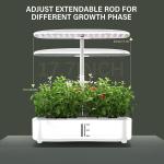 Vegetable 12 pods home small garden hydroponics growing system daily growing 24w