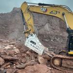 KS850 Chisel Durable Rock Breaker Hydraulic Hammer For Construction 50-65ton