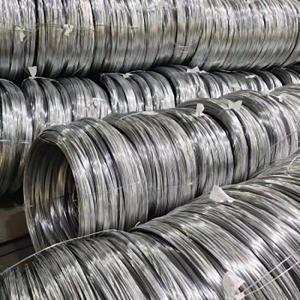 China Hot Rolled Galvanized Steel Wire Rod SAE 1065 Metal Iron Zinc Color 20g/M2 factory