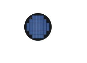 China Dia 106mm Round Solar Panel No Frame For Mason Jars Solar Mosquito Control factory