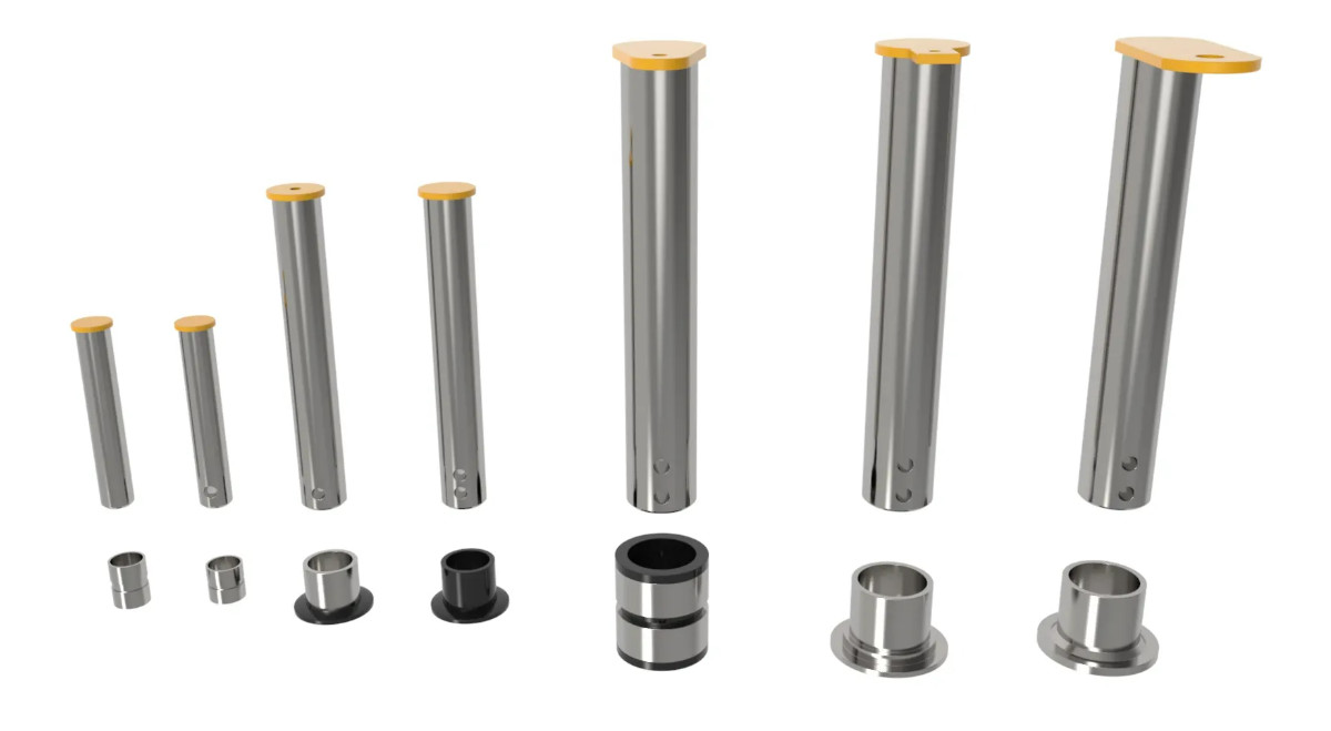 Linkage Pin / Bucket Pin Bushing For Excavators Bulldozers Wheel Loaders Industry