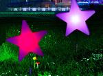 Crescent Moon Star Landscape Lamp Lawn Grass Courtyard Beautiful Decoration