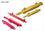 Double Acting Piston Type Hydraulic Cylinder , Welded Agricultural Hydraulic