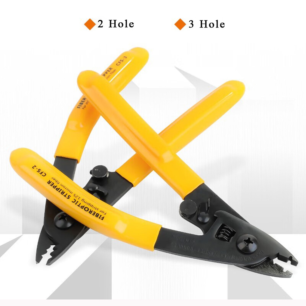 3 Hole Fiber Cable Jacket Stripping Tool Fiber Optic Wire Stripper Consumables & Tools