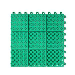 China Healthy Kids 17mm Playground Flooring Tiles Modified Pp Customized Design factory