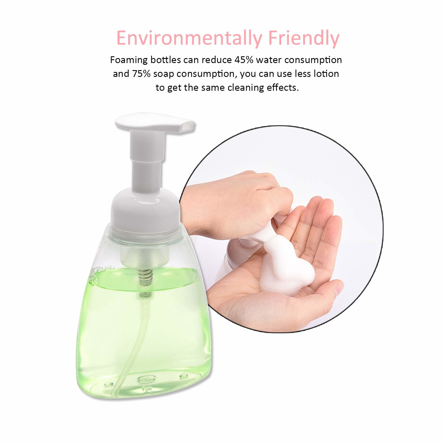 Transparent 500ml Empty Plastic Lotion Bottles With Pump 28mm