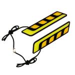 Two Color BMW Led Daytime Running Lights Aluminium Emergency Warning Strip Lamp
