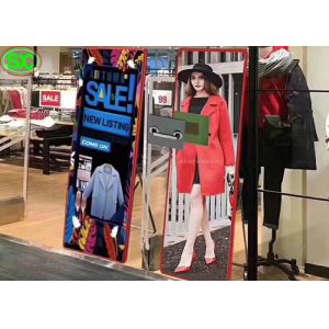 China P3 Portable Led Advertising Board , RGB SMD 2121 Led Mirror Poster factory