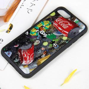 China TPU+ PC Glass colored painting for iphone7, durable case with unique design factory