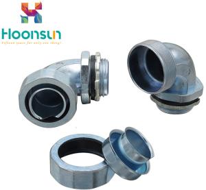 China DWJ - B 90 Degree Elbow Flexible Conduit Connector With Flameproof Alloy factory