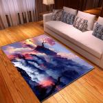 Vintage living room carpet, bedroom, dining room floor mat