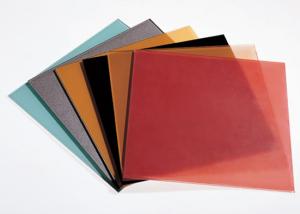 China Eco Friendly Lacobel Painted Glass , Wardrobe Mirror Glass With Different Colors Paint factory