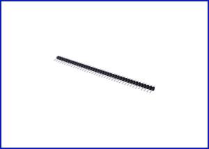 China Pitch1.0 mm 1*40P header 180° connector Black Brass material factory