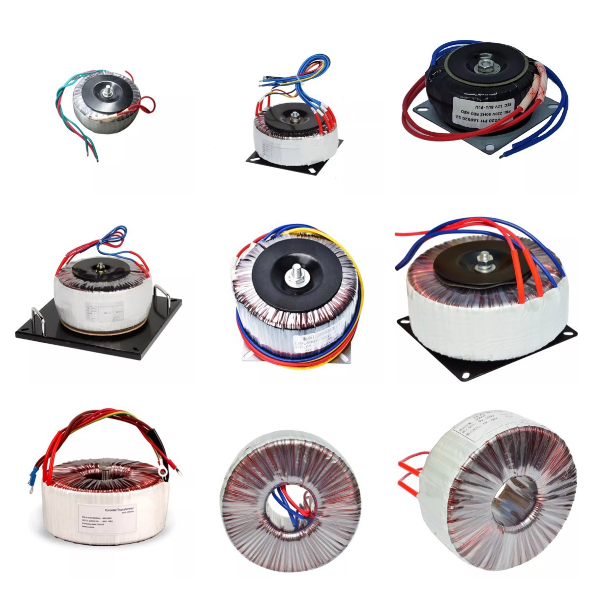 Custom Long-Life Toroidal Transformer 30W 50W 100W 150W 300W For Medical Equipment Audio Amplifier