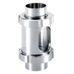 304 Stainless Steel Sanitary Sight Glass With Protective Net For Pharmaceutical