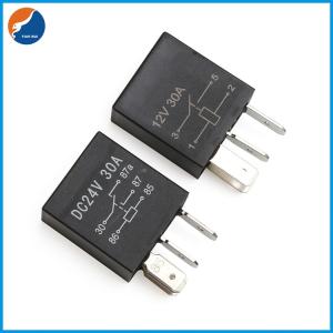 China 4PIN Automotive 30A 40A 12V Auto Mini PCB Relay For Car factory