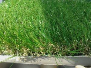 China 18900 Cluster Mixed Green Artificial Grass Lawn For Landscape factory