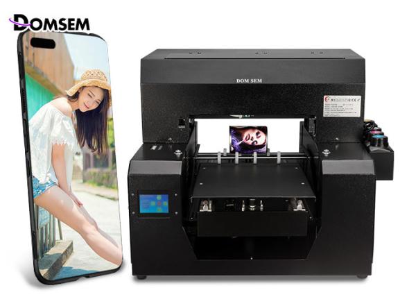 A3 Size 6 Colors Desktop UV Led Printing Machine Small Flatbed For Phone Cover