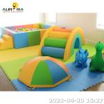 Soft Play Playground Soft Climbing Rainbow Bridge Soft Play Area For Kids