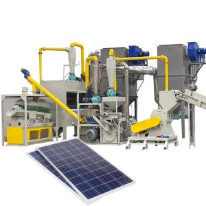 China 200-1000kg/h Capacity Silicon Metal Recycle Machine for Solar Panels Recycling Plant factory