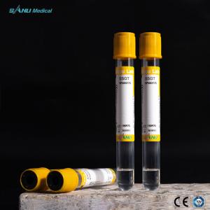 China Disposable PET Clot Activator Blood Collection With Gel 13x100mm factory