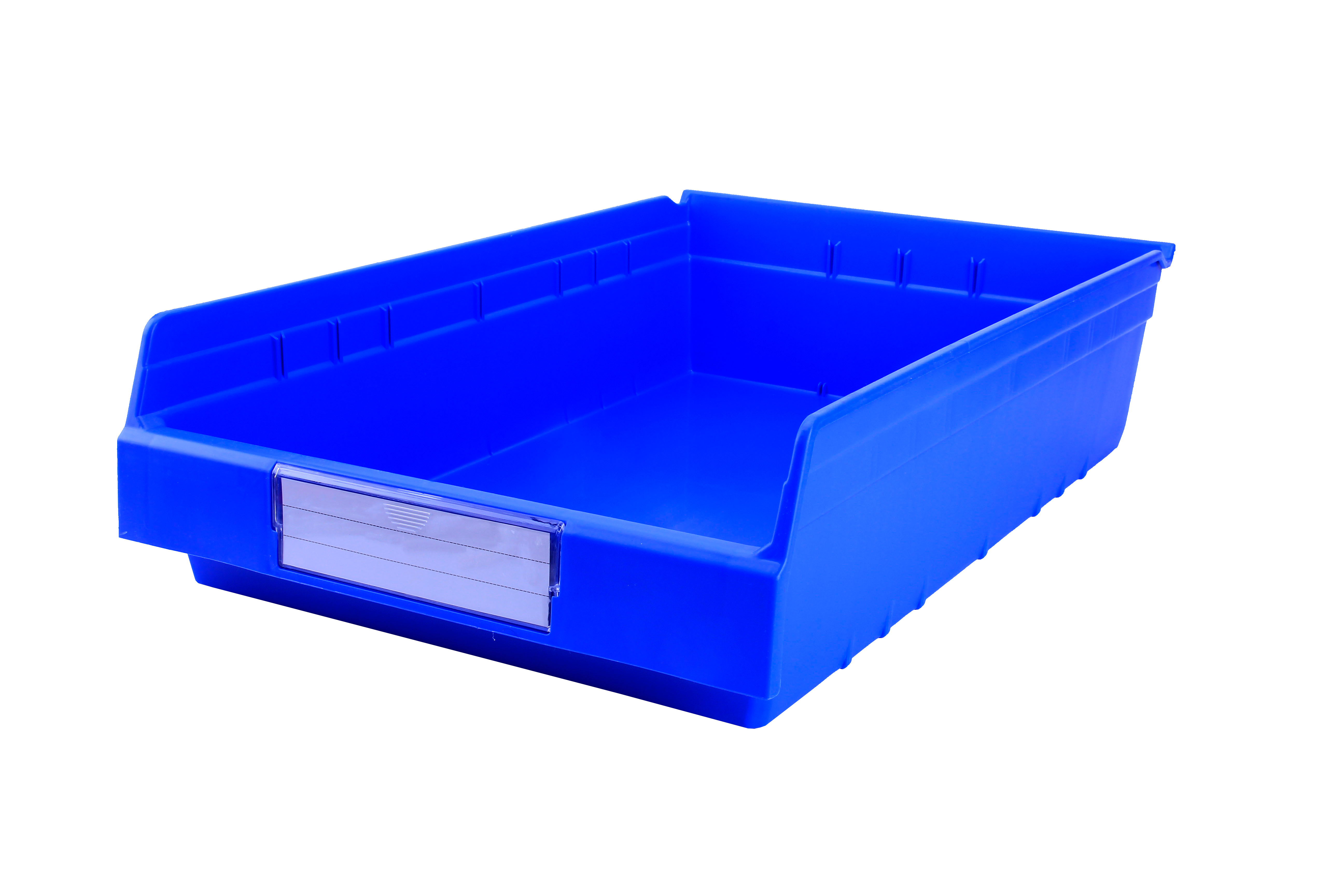 Tool Organization Made Simple Stacking Plastic Shelf Bins for Office and Workshop