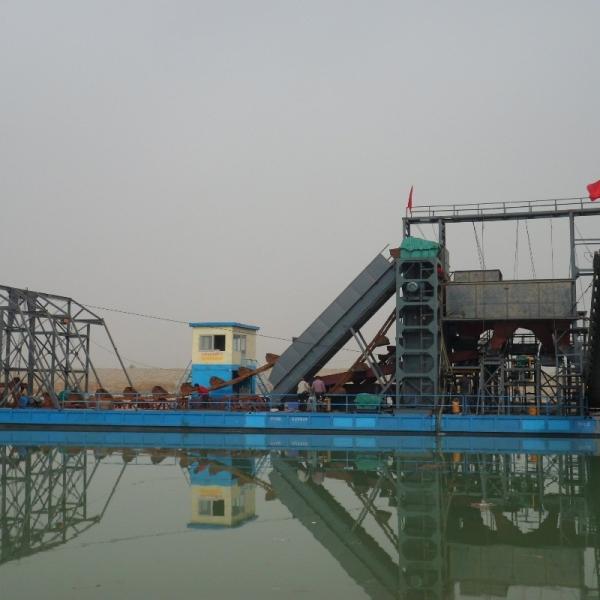 China Gold Dredging Machine with Chain Bucket Dredger factory