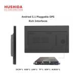 Bright Color Wall Mounted Advertising Display Indoor 49 Inch 4mm Tempered Glass