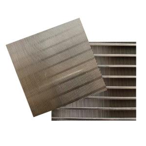 China Ss 304 316 Wedge Wire Screens Slot Well Johnson Welded Mesh For Mining Industry factory
