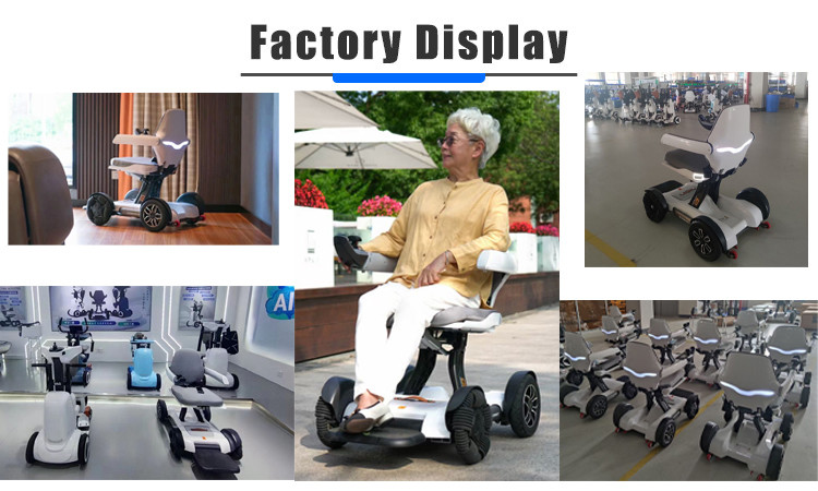 Aluminum Alloy Remote Control Electric Wheelchair Lithium Battery Lift Standing For Elderly