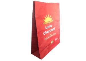 China Charcoal Packaging Multi Wall Paper Sacks Capacity Barbecue 5kg Charcoal Bags factory