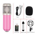 Cable Karaoke Recording 45dB 78 Decibels Condenser Mics