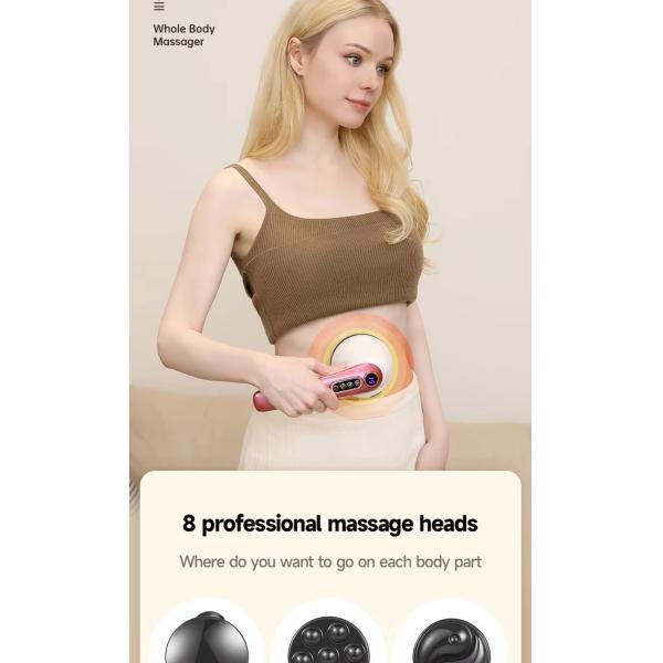 Handheld Electric Body Massager Gun Fat Machine Vibration Fitness Body Slimming Instrument