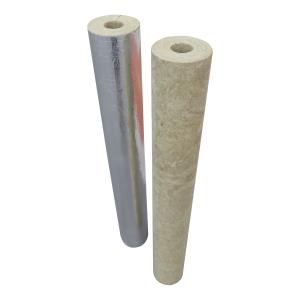 China China Manufacturer's Fireproof Stone Wool Insulation Tube Industrial Design Rock Wool Pipe Cover for HVAC System factory