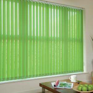 China 127mm 100% polyester fabric vertical blinds for windows with low aluminum headrail factory