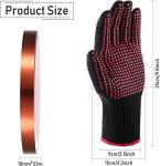 Gauge 8 - 12Heat Resistant Gloves Silicone Bumps Breathable Gloves For Work