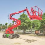 8000 kg Weight Self Propelled Articulating Electric Boom Lift with 230kg Load