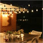 Wedding Lighting, E27 Base Hanging Sockets Outdoor Decorative S14 LED Bulb