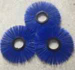 300mm OD Plastic Core Convoluted Wafer Brushes For Sweepers