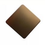 Mirror Polished Bead Blasted Stainless Steel Sheet Rose Gold Fireproof