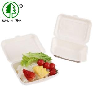 China Disposable Eco Friendly Food Containers FDA Biodegradable Clear Clamshell Containers factory