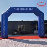 Colorful advertising inflatable full printing color arch inflatable entrance