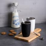 Black Stainless Steel Tumbler Insulated Vacuum Coffee Mug For Cold Hot Drinks