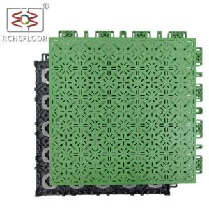 China 600g/pc Durable Lightweight Outdoor Sports Flooring Tiles Non Slip 1.8cm factory