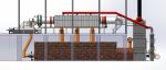 PLC Control Double Carbonization Furnace High Temperature 400-600C