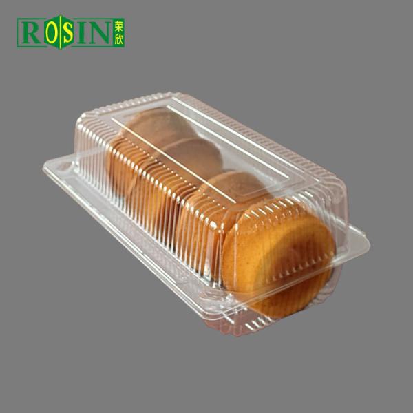 China Customized Plastic Bakery Packaging Disposable Plastic Bakery Boxes With Lid factory