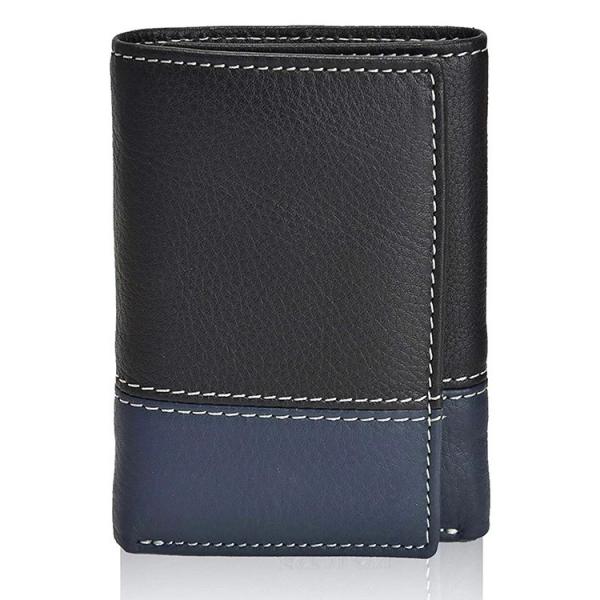 GENUINE LEATHER Mini Minimalist Rfid Credit Card Holder Ultra-thin Designer